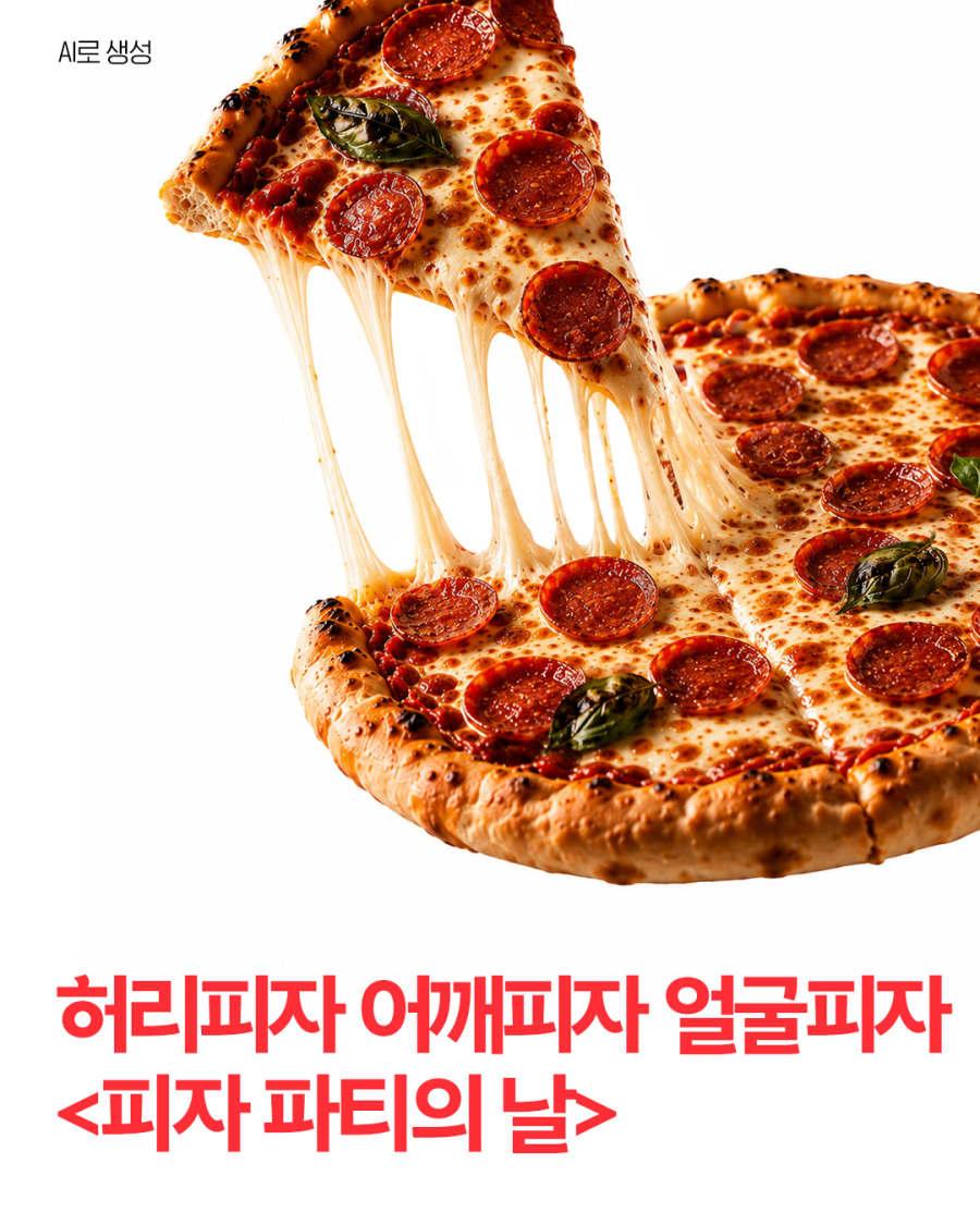 오늘은 피자 파티의 날 경품이벤트!!